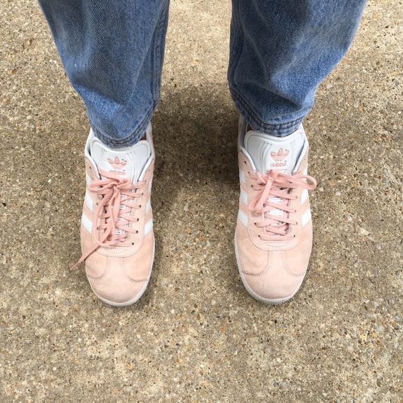 Adidas Gazelle Women Blush Pink Sneakers- Size 10 - Picture 7 of 7